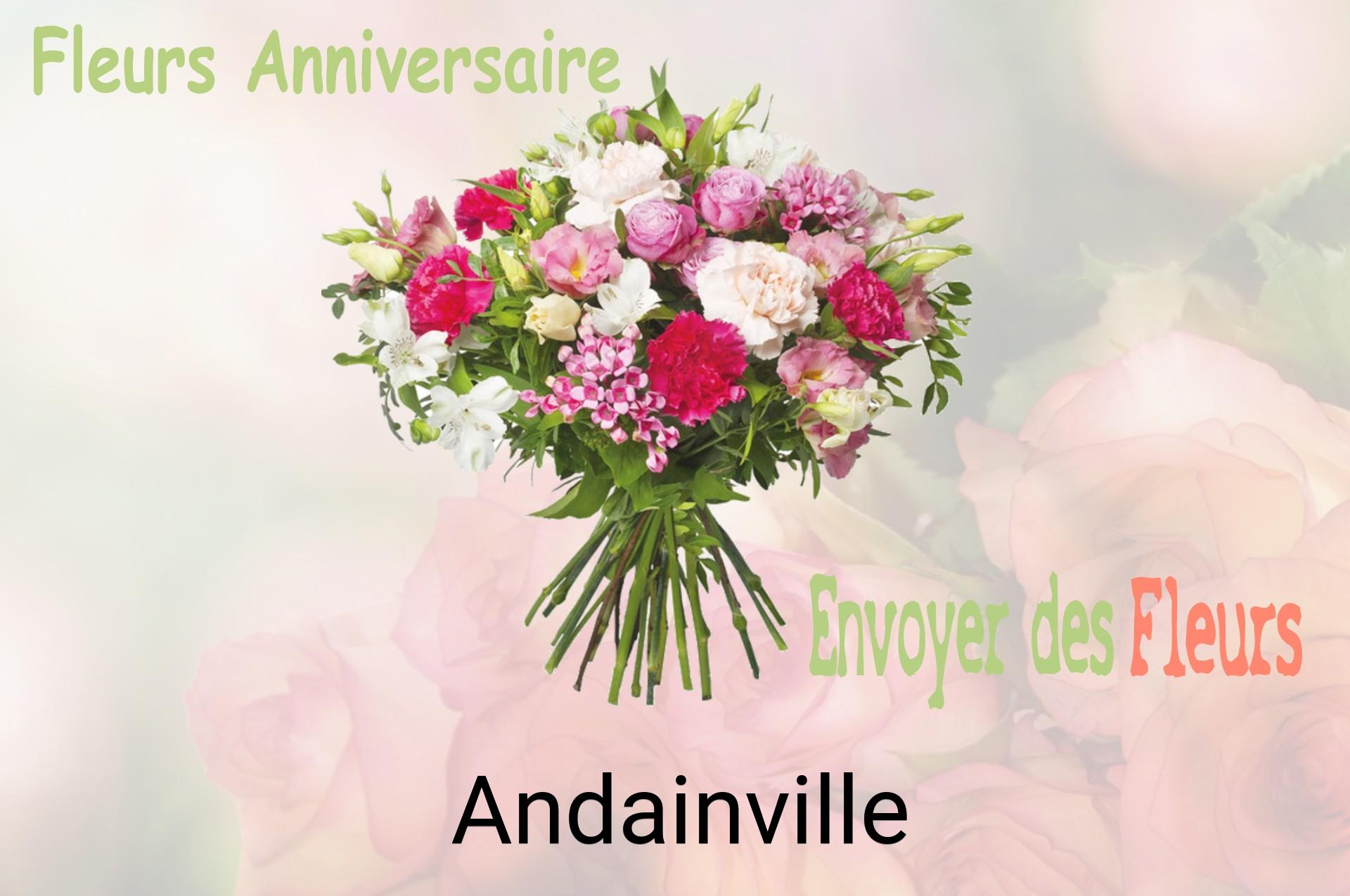 Bouquet de fleurs d’anniversaire livré à Andainville
